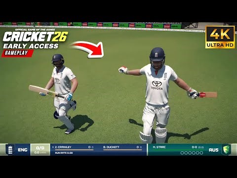 CRICKET 26 EARLY ACCESS Gameplay Review | ASHES Mode Revealed🔥