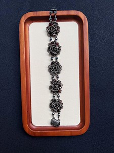 Handmade Macrame Rose Beads Bracelet, Boho Bracelet, Gift for Her - Etsy