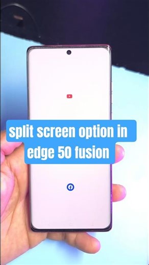 split screen option in edge 50 fusion #edge50fusion #splitscreen #shorts