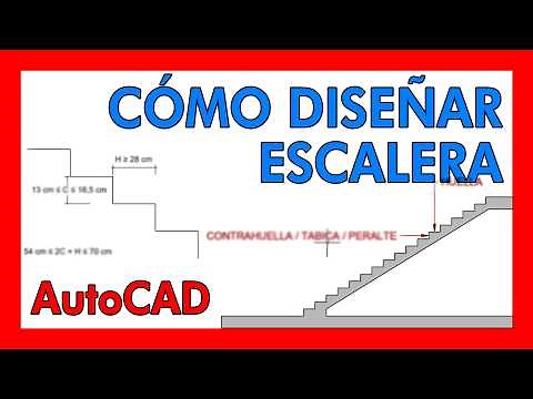 🔴 Cómo HACER una ESCALERA en AutoCAD | Proyectar Escalera desde 0