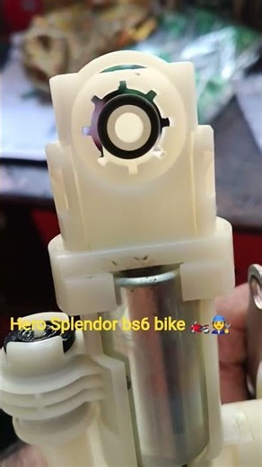 Hero Splendor bike bs6# 🧑‍🔧 🧑‍🔧 🏍️ petrol filter 🏍️ ❤️ #all bike service scooty service #short video