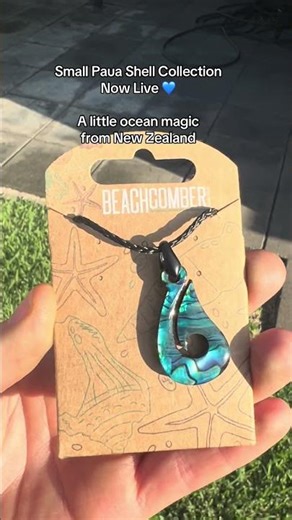 A small boutique collection of Paua shell pieces is now live 💙