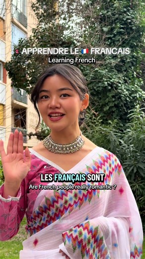 Are French people really romantic? 🇫🇷❤️ I think yes !! 😅 Tell me in the comments! #france #frenchpeople #frenchculture #nepaligirl #learing