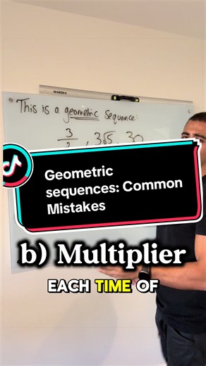 Geometric Sequences: COMMON MISTAKES #maths #gcsemaths #mathematics #mathsrevision #sequence