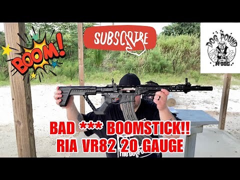 ROCK ISLAND ARMORY VR82 20 GAUGE SHOTGUN REVIEW! FIRST 50 ROUNDS!