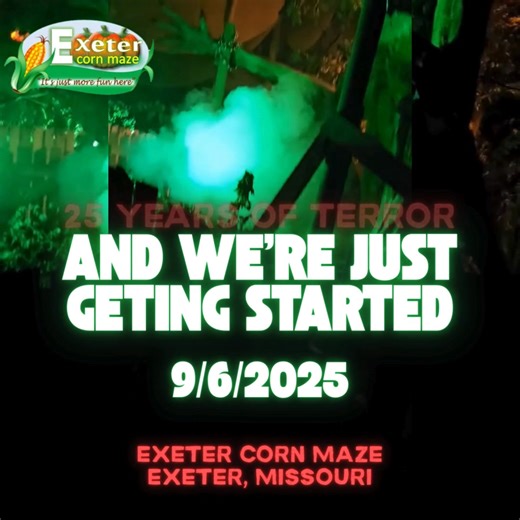 10K views · 68 reactions |  Why settle for one scare when you can have FIVE? This fall, Exeter Corn Maze is your one-stop haunt. www.exetercornmaze.com | Exeter Corn Maze | Facebook