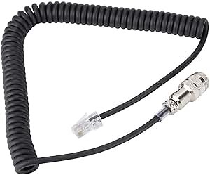 Microphone Converter Adapter, 8-pin to RJ45 Microphone Converter, Step Down Converter for MD-200/MD-100/M-1/M-100/YM-48/MH-31/MH-31B8/MH-36D8 Microphone