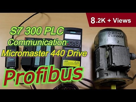 How to communicate siemens S7 300 PLC with Micromaster 440 VFD via profibus using Simatic Manager ?