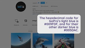 GoPro Color Palette HEX, RGB & HSL