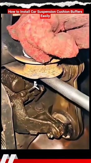 How to Install Car Suspension Cushion Buffers Easily #mechanic #shorts #tricks