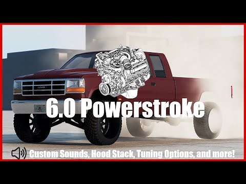 6.0 Powerstroke Engine (MOD Showcase) | BeamNG