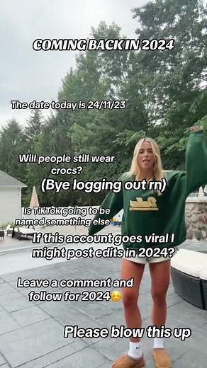 Coming back in 2024 on TikTok