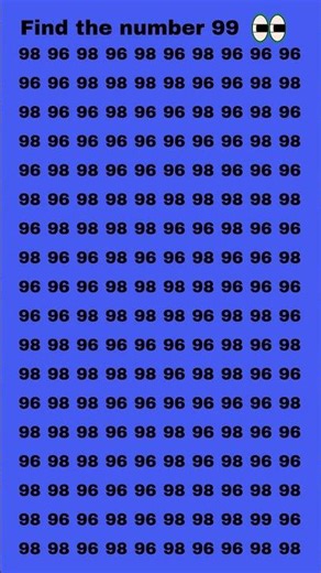 Find the number 99