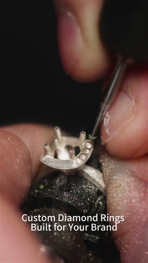 Diamond Ring Manufacturing Process #diamond #jewelry#ringsetting