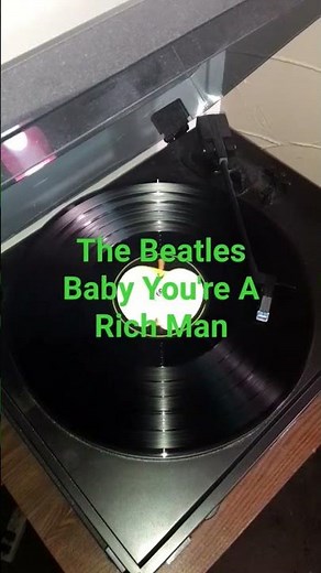 The Beatles - Baby You're A Rich Man (1967) German Stereo reissue Magical Mystery Tour LP (Apple)