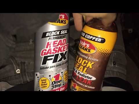 How to Head Gasket Repair Bars Leak Liquid Glass Repair