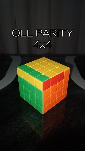 How to Solve OLL Parity on 4x4 Rubik's Cube