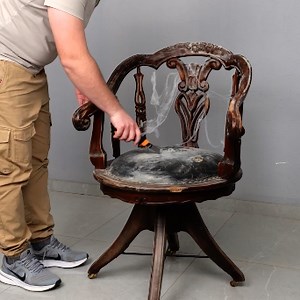 18M views · 594K reactions | Stunning restoration of an antique office chair. | 5-Minute Crafts Family | Facebook