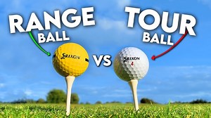 THE TRUTH: Range balls vs Regular Golf Balls Do reckon it makes a difference? #golf | Peter Finch Golf