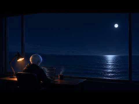 Lofi Coding Music — Seaside Night Beats for Deep Focus & Programming 🌊 [1 hour]