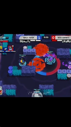 brawlstars monthly finals reply totem vs novo esports #brawlstars #viral #supercell #fyp