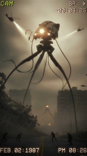 Tripods: Part 2 – The Lost Recording (AI). #waroftheworlds #creepy #horror #scary #horrorfilms