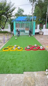 1.6M views · 10K reactions | who can land the football in all the tire first ? ⚽ it's all about accuracy | SS Food Challenge | Facebook