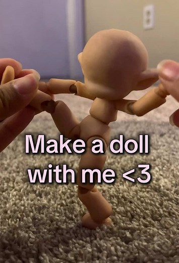How to Make Cute Doll with Polymer Clay Tutorial