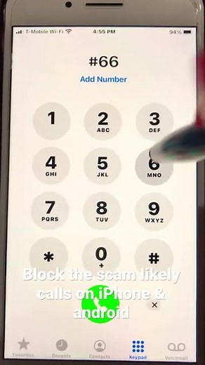 Block the scam likely calls on iPhone or Android .