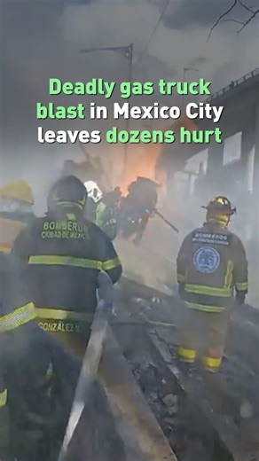 A gas tanker exploded on a highway in Mexico City, unleashing a massive fire that spread within seconds. Security cameras captured the moment of the blast, while aerial footage showed thick plumes of smoke rising above the city. Authorities confirmed at least four people lost their lives and nearly 90 others were injured, including almost 20 in critical condition with severe burns. The tanker overturned near the border of Iztapalapa and Chalco before erupting into flames, damaging vehicles and f