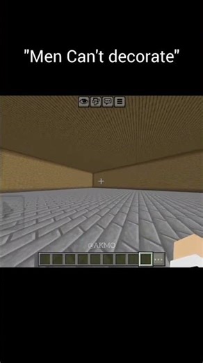 Men Can't decorate? #minecraft#memes