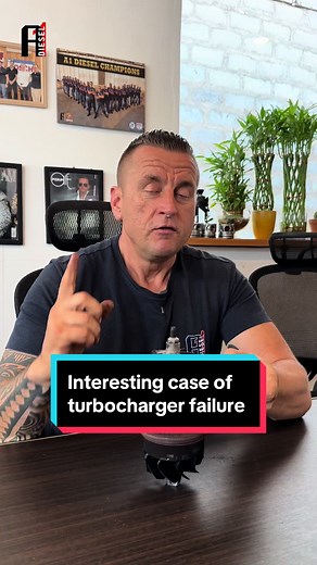 Interesting case of turbocharger failure #turbocharger #turbo #carcare #fy