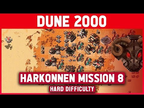 Dune 2000 - Harkonnen Mission 8 - Hard Difficulty - 1080p