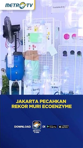 Jakarta Pecahkan Rekor MURI Gerakan Ecoenzyme Jelang 500 Tahun Kota #shorts