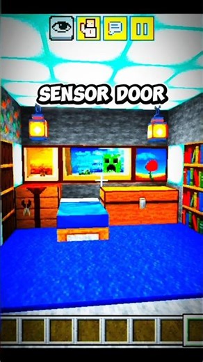 Minecraft Sensor Door ☠️ ।।(Matadora) #minecraft #shorts