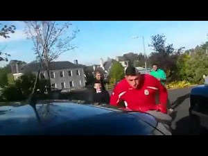 Gypsy fight with African Man