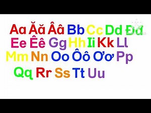 Vietnamese Alphabet Song
