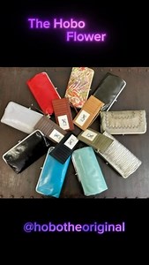 We created a Hobo Flower with all our new wallets! 🌸 Dive into our vibrant collection of Hobo colors featuring the Lauren Clutch Wallet and Carte Card Case. These 100% genuine leather wallets are perfect for all your essentials—whether you prefer a spacious clutch or a compact card case for your slings and handbags. With colors this fun, they won’t last long! Visit us today to pick your favorite before they’re gone! #shoplocal #smallbusiness #genuineleather #wallet | Apricot Lane Boutique Billi