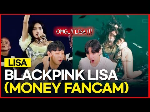 BLACKPINK LISA - "MONEY" Fancam (Born pink Concert) [KOREAN REACTION] !! 😲🔥