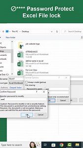 12K views · 291 reactions |  Password Protect Excel File | How to Protect File in ms excel | tips and tircks | Time saving shortcut in ms excel | Excel tips and tricks in ms excel | #msexcel #exceltips #exceltricks #excelshorts #shorts #viral #reels #excelhacks #excelshortcutkeys | #excelformula #interviewquestions #deepakyadavsir @deepakyadavsir | Formula in ms Excel | Deepak Yadav Sir | Facebook