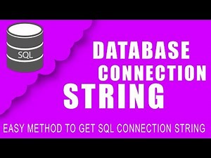 How to Create Connection String For SQL Server | Easy Method | DBMS