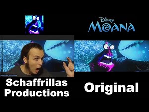 Schaffrillas Productions Shiny Reanimated Side-By-Side Comparison w/ Original Moana Shiny Song