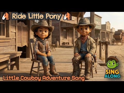 🐴 Ride Little Pony 🐴 Kids Western Adventure Song | 🤠 Cowboy Friends