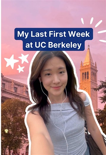 This is how the first week of school looks for a UC Berkeley senior! Come with Eugene as she kicks off the fall semester. 🐻📚 #UCBerkeley #UCBerkeleyLife #StudentLife #Berkeley #FirstWeekOfSchool Video description: A student shares a recap vlog of her first week of fall semester as a senior at UC Berkeley. The video shows clips of campus events like Caltopia and Calapalooza, attending lectures, tabling on Upper Sproul, and a sunset over campus.