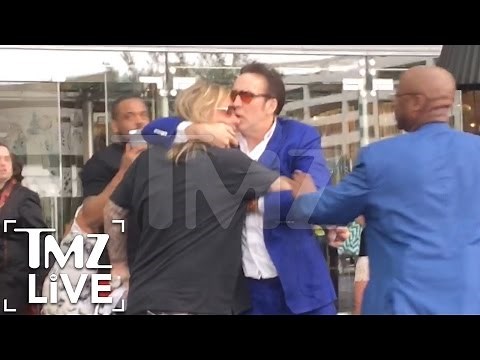 Nic Cage BRAWLS With Rock Legend | TMZ Live