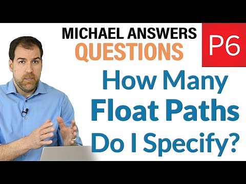 How Many Float Paths Do I Specify in Primavera P6, When Using Multiple Paths?