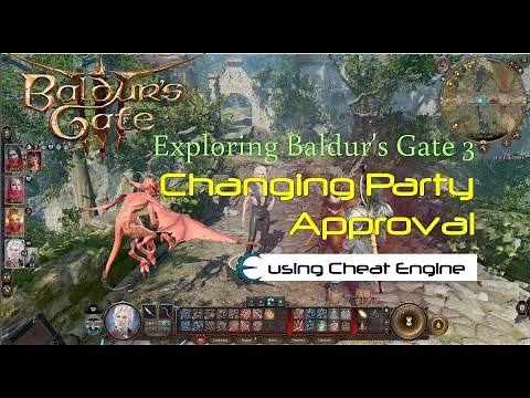Baldur's Gate 3 - Changing Party Approval using Cheat Engine