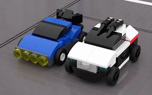 STSC作品，合体变形的积木小车