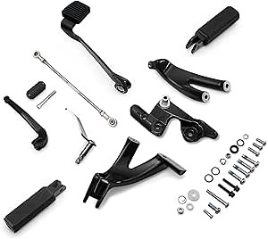 Softail Forward Control Kit w/Footpegs Rider extended Standard For Harley Street Bob FXBB 114 FXBBS Low Rider FXLR 107 FXLRS 117 2018-2023