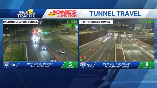 1.8K views · 12 reactions | Traffic flow moving great through both tunnels this morning. Updates with @ChelseaWeather | WBAL-TV 11 Baltimore | Facebook